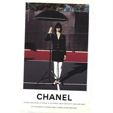 Chanel Boutique Fashion Couture ADVERT 1990s  Vintage Print Ad picture
