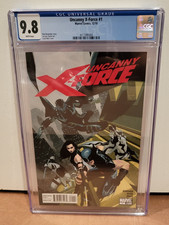 Uncanny X-Force #1  CGC 9.8 1st Ptg Regular Esad Ribic Cover 2010 picture