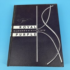 Vintage Yearbook Royal Purple 1956 Kansas State College Manhattan Kansas picture