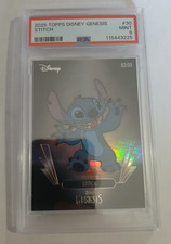 2025 Topps Disney Genesis #30 Stitch PSA 9 /99 picture