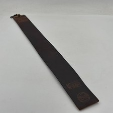 Vintage Warranted Horse Hide Leather Razor Strop Co Metalon Sharpener Barber picture