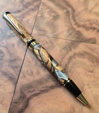 Handcrafted Zebra Wood Classic Twist Pen picture