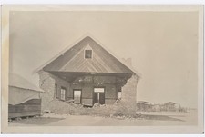 RPPC A Brick Home Unknown Location Postcard picture