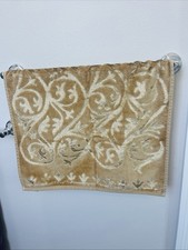 Vintage Terrisol Karsten Hand Towel Shiny Gold Shiny Scroll Brazil picture
