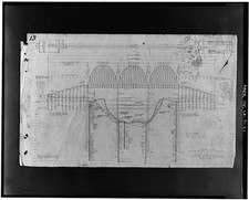 Photo:Krotz Springs LA Atchafalaya River Bridge 1900s General Plan HABS picture