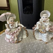 Geo Z LEFTON'S ~ 1950~ Porcelain Bloomer Girls~ KW 1698 ~Figurine's 4