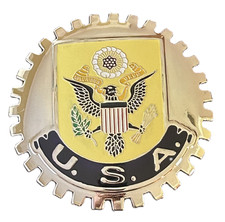 UNITED STATES AMERICAN EAGLE CAR GRILLE BADGE EMBLEM USA picture