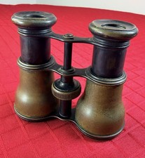 Antique French Opera Glasses L Lemaire Paris Boulanger St Paul Brass Binoculars picture