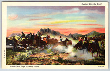 Linen Rustlers Bite the Dust Cattle War Days West Texas MC.C Co c1940s picture