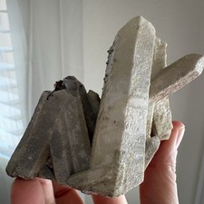 Natural Crystal High-Temp Quartz Cluster Specimen Raw Mineral Meditation Reiki picture