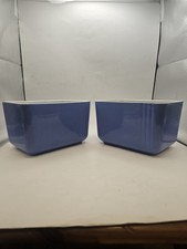 Westinghouse By Hall Refrigerator Dish. Blue. Vintage. 2 available 9.00 each. picture