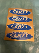 Vintage CERTS Mint Peppermint Greeting Card 1960s 1970s Rare picture