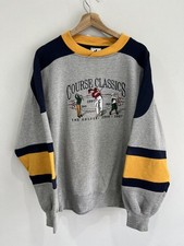 Vtg Court Classics Sweater Sweatshirt golf golfing masters picture