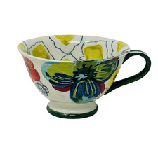 Anthropologie Estudio Flores Sissinghurst Castle Mug Floral Flower Pedestal Tea picture