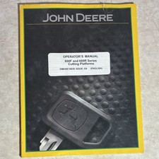 John Deere 600F & 600R Cutting Platforms Operator's Manual OMHXE16838 G9 picture