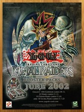 2002 Yu-Gi-Oh Metal Raiders Print Ad/Poster Official CCG TCG Card Game Art 00s picture
