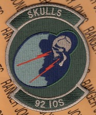 USAF Air Force 92nd Information Operations Squadron IOS SKULLS ~4