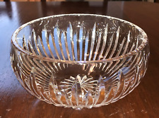 WATERFORD CRYSTAL CARINA 1990 6” (6-3/4”) ROUND BOWL VERTICAL CUTS EUC picture