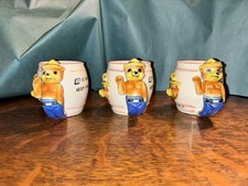 3 Vtg SMOKEY THE BEAR I LIKE MILK F is for Forest PREVENT FOREST FIRES Mug picture
