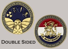 Netherlands AIVD Counter Proliferation Unit 2008 Official Challenge Coin  J#29 picture