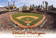 MI~MICHIGAN~DETROIT~COMERICA PARK~DETROIT TIGERS STADIUM~JUMBO 5X7 picture