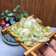 30pcs Natural yellow quartz Crystal gemstone Polish Mineral Specimen 90g A5705 picture