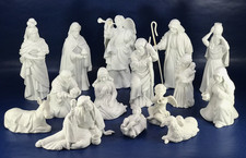 VTG AVON NATIVITY 15pc HOLY FAMILY GABRIEL KINGS ANIMALS SHEPHERDS BOXES FOAM picture