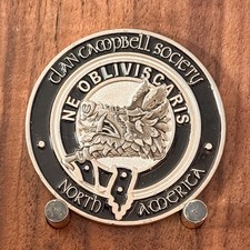 Clan Campbell Society North America Ne Obliviscaris Challenge Coin  M#14 picture