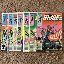 Marvel G.I. Joe: A Real American Hero Comic Book Lot of 7 51-55 1986 picture