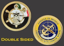 Mexican Navy (Armada de Mexico) Naval Intelligence Unit Challenge Coin 4#J picture