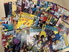 Big Lot 30x Wolverine Marvel Comics 1988, Mixed #s from 19-63 w/ some later picture