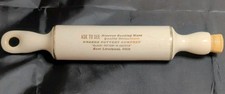 Harker Pottery Stoneware Advertising Rolling Pin East Liverpool Ohio RARE / Vtg. picture