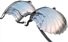 Medieval Pauldron Set Pair Plate Armor for LARP, Cosplay, R enaissance Fairs, H picture