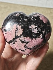 High Grade Rhodonite with Manganese Polished Heart  676 grams picture