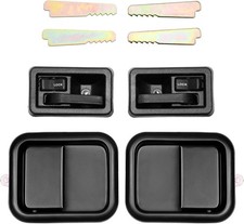 Door Handle Set for 1991-2006 Jeep Wrangler YJ/TJ – Left & Right Exterior/Interi picture