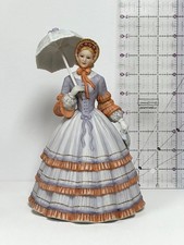 Lenox Springtime Promenade Porcelain Figurine Victorian Lady with Parasol Japan picture