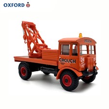 OXFORD 1/76 AEC Bulldog Recovery Truck Diecast Model Towing Wrecker Display picture