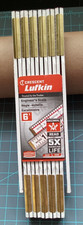 Crescent Lufkin Folding Wood Rule Red End Modular Spacing 6 Foot engineers scale picture