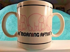 Vintage PINK ELEPHANT Mug 