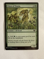 Priest of Titania [ Urza's Saga ] MTG [ Common ] NM+ picture