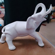 Elephant Figure White Porcelain PEREIRAS Made In Portugal Vintage  picture