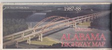 1987-88 Official State Issue  Road Map Of Alabama picture