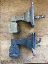 Antique Pair NYC New York City Bronze Subway Sconce Lamp Lights, Russell & Stoll picture