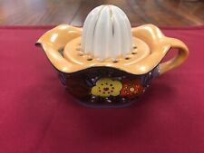 Blue & Gold Juicer Reamer Flowers China from Japan picture