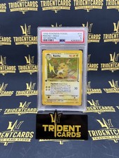 1999 POKEMON FOSSIL #14 RAICHU-HOLO 1ST EDITION PSA 5 picture