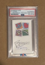 Ben & Jerry Ice Cream Autograph PSA DNA Signed  🍨 Business Card picture