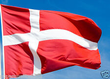 NEW 3x5 ft DENMARK DANISH FLAG double sided better quality usa seller picture