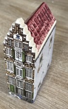 ceramic collectable Dutch canal house No.2 Delft hand painted in good condition picture