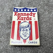 Vintage 1963 KENNEDY KARDS President John F Kennedy JFK Playing Cards EXCELLENT picture