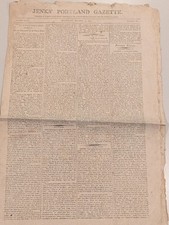 1801 Portland Gazette Maine Newspaper Thomas Jefferson Napoleon Peace Amiens War picture